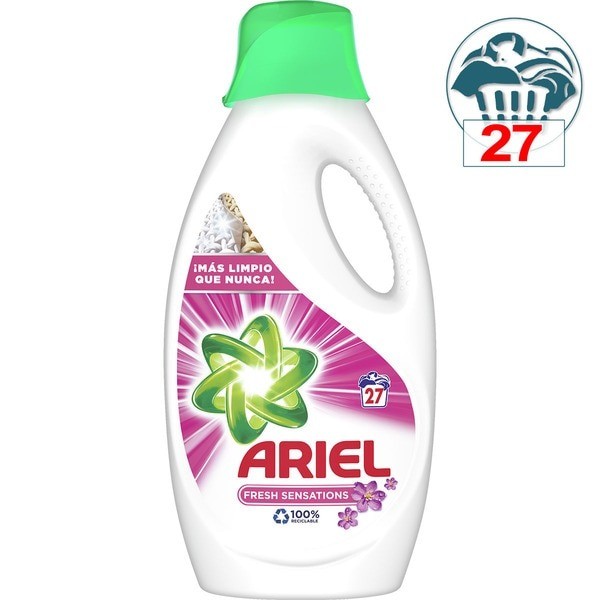 Ariel detergente Fresh Sensations 22+7 dosis