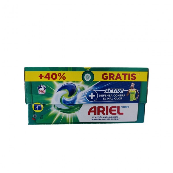 Ariel Detergente Pods Active 27 Capsulas