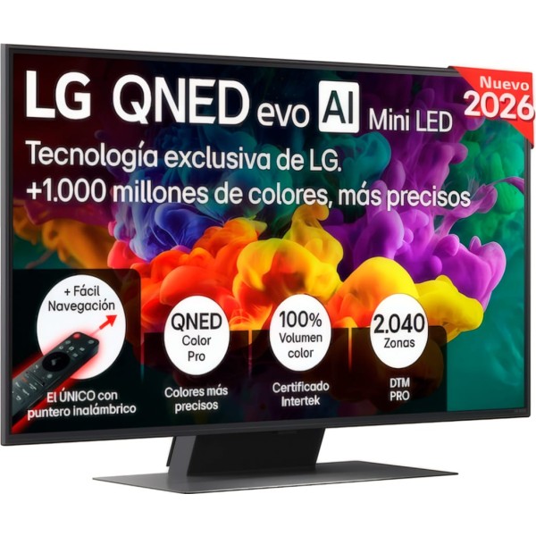 Lg qned evo miniled ai qned86 / televisor smart tv 43" qned 4k uhd